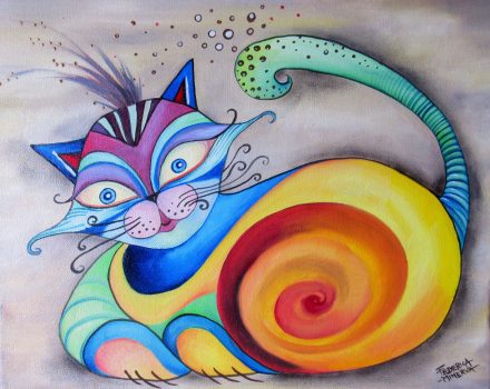 GATTO ARCOBALENO